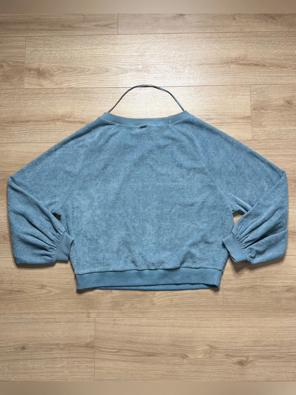 Prana Dusty Blue Crewneck Pullover Size Medium